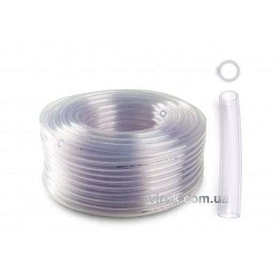 Шланг ПВХ однослойный пищевой POLIX 79V754 (0.05 МПа, Ø=4 мм, t=1 мм, l=50 м)