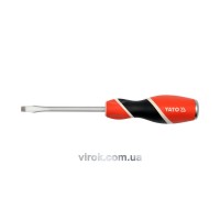 Викрутка плоска ударна YATO : шліц SL6 x 200 мм [6/24/96]