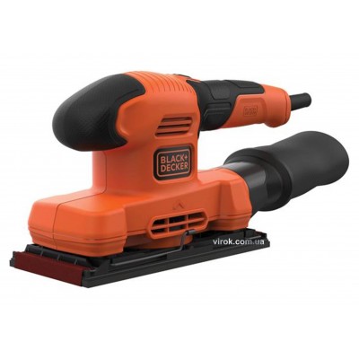 Вибрационная шлифмашина Black+Decker 150 Вт 14000 об/мин 92 х 230 мм